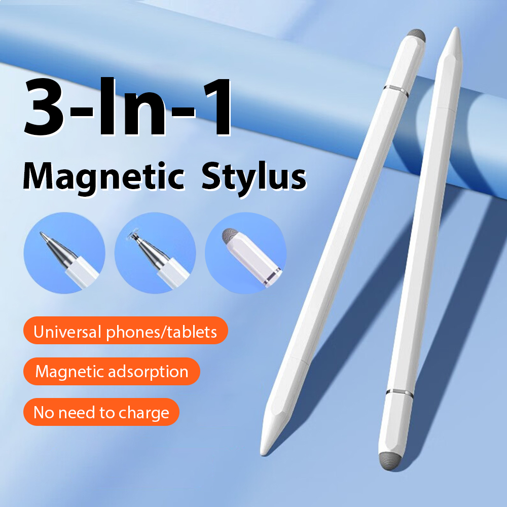 Pen Tablet Accessories - Stylet universel magnétique 3 en 1,