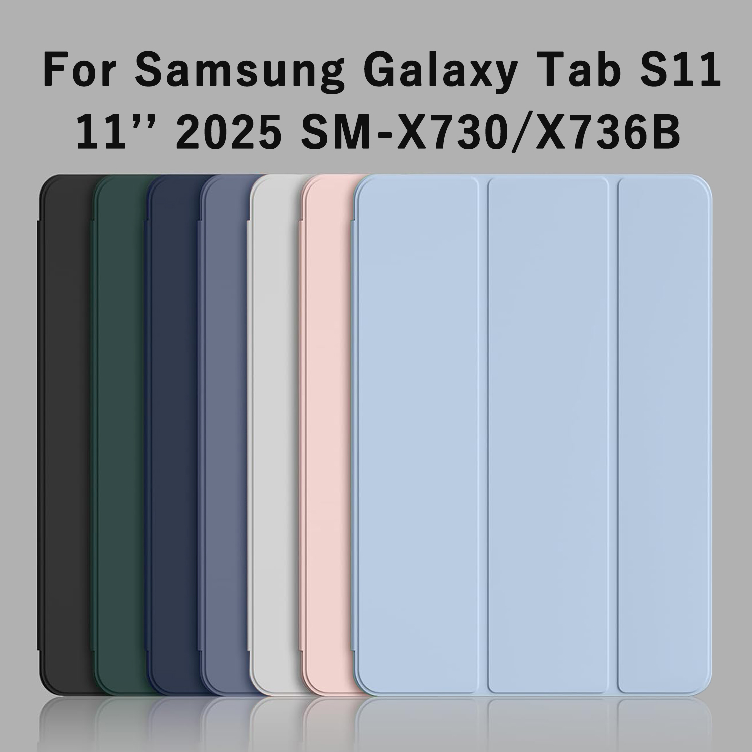 Galaxy Tablet Accessories - Étui à rabat triple pour Samsung