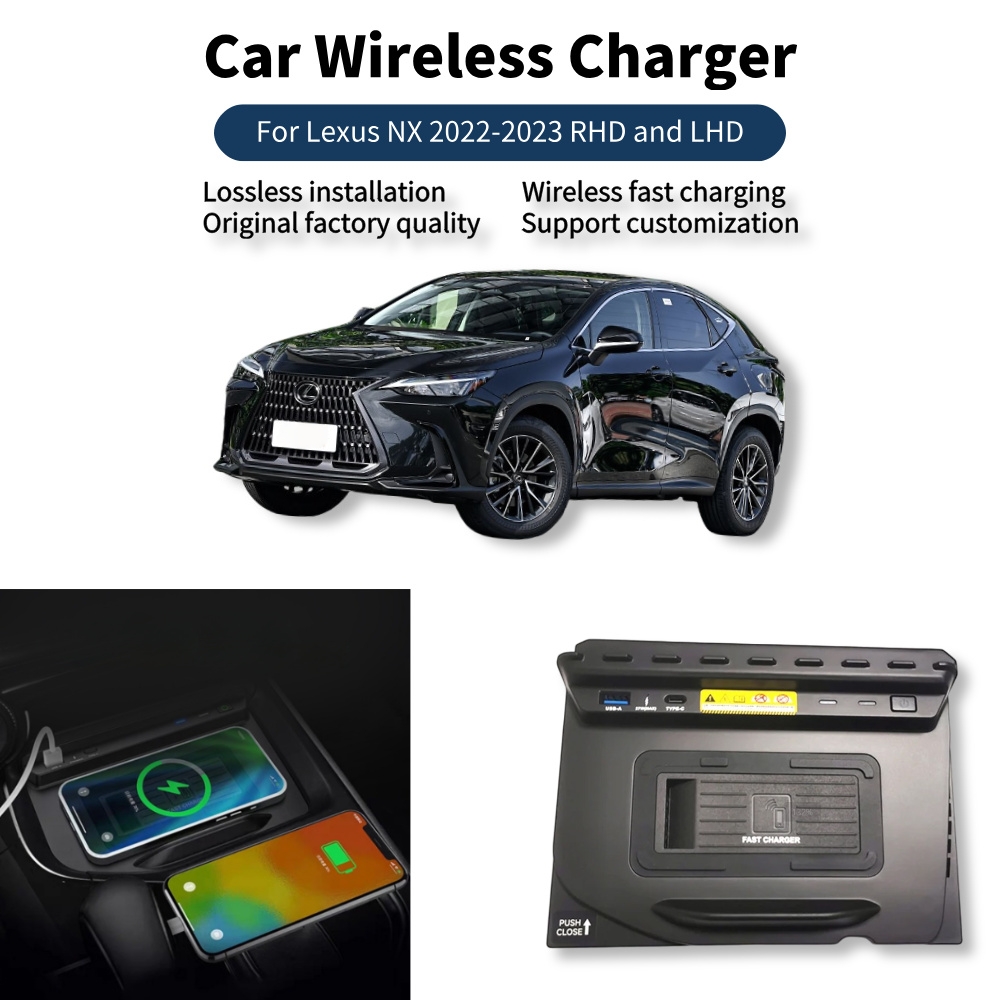 Wireless Charging Pad - Chargeur sans fil MOCENDO pour LEXUS