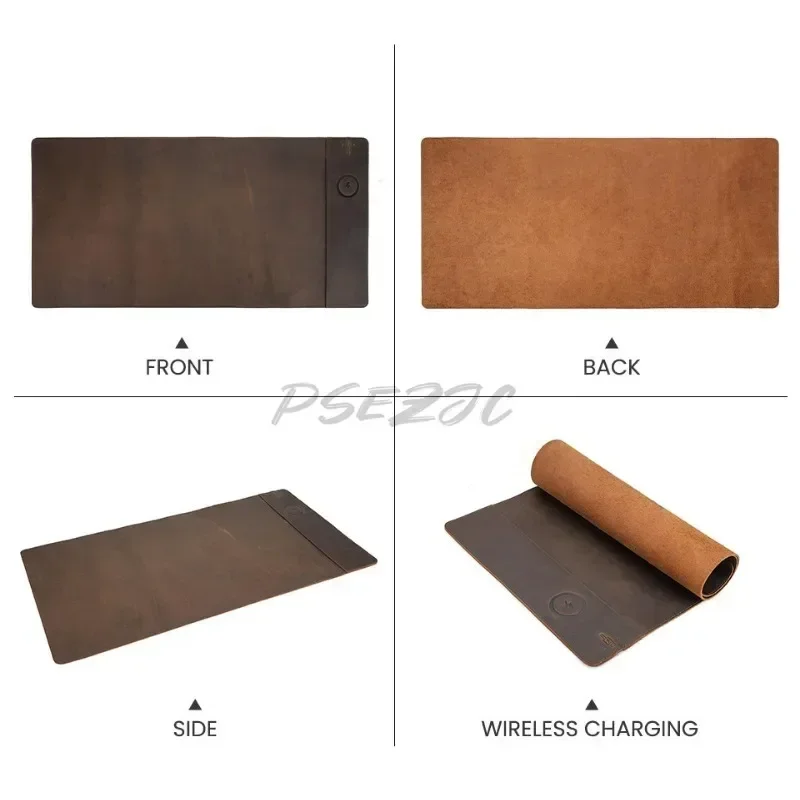 Tapis de souris en cuir de vac - Wireless Charging Pad avis et prix
