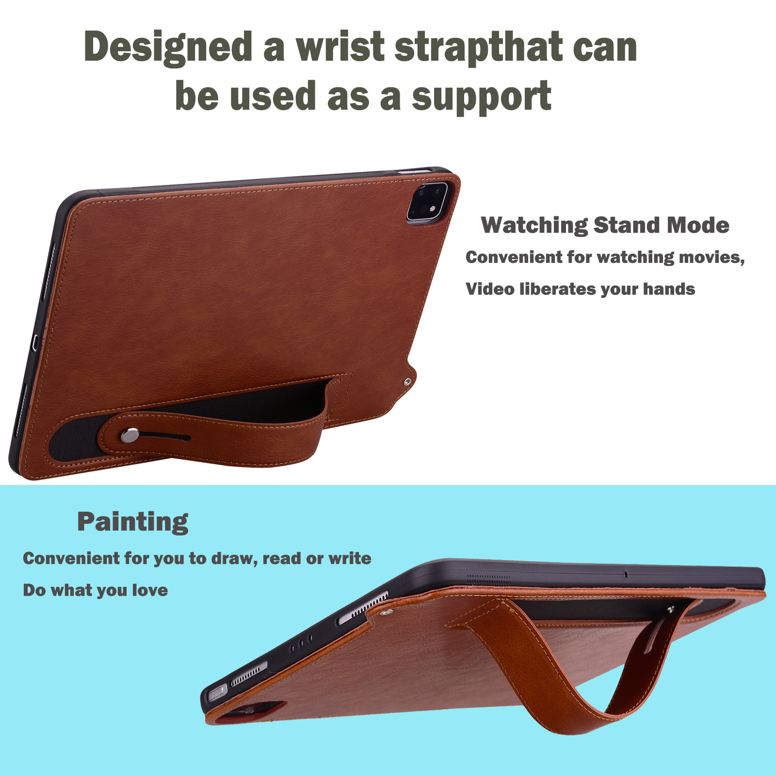Étui en cuir anti-chute pour S - Samsung Tablet S9 Accessories avis et prix