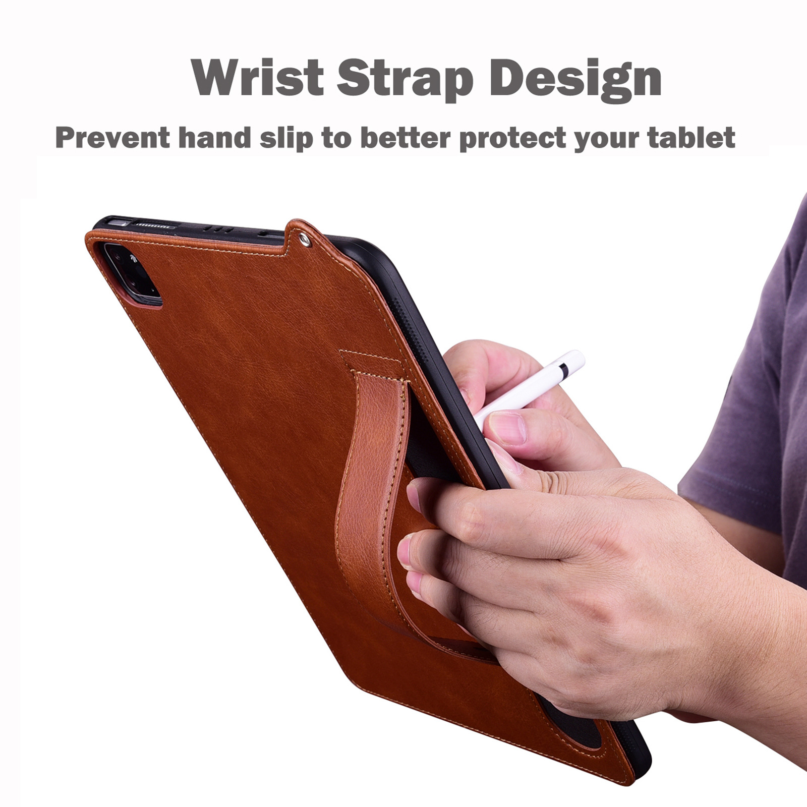 Étui en cuir anti-chute pour S - Samsung Tablet S9 Accessories avis et prix