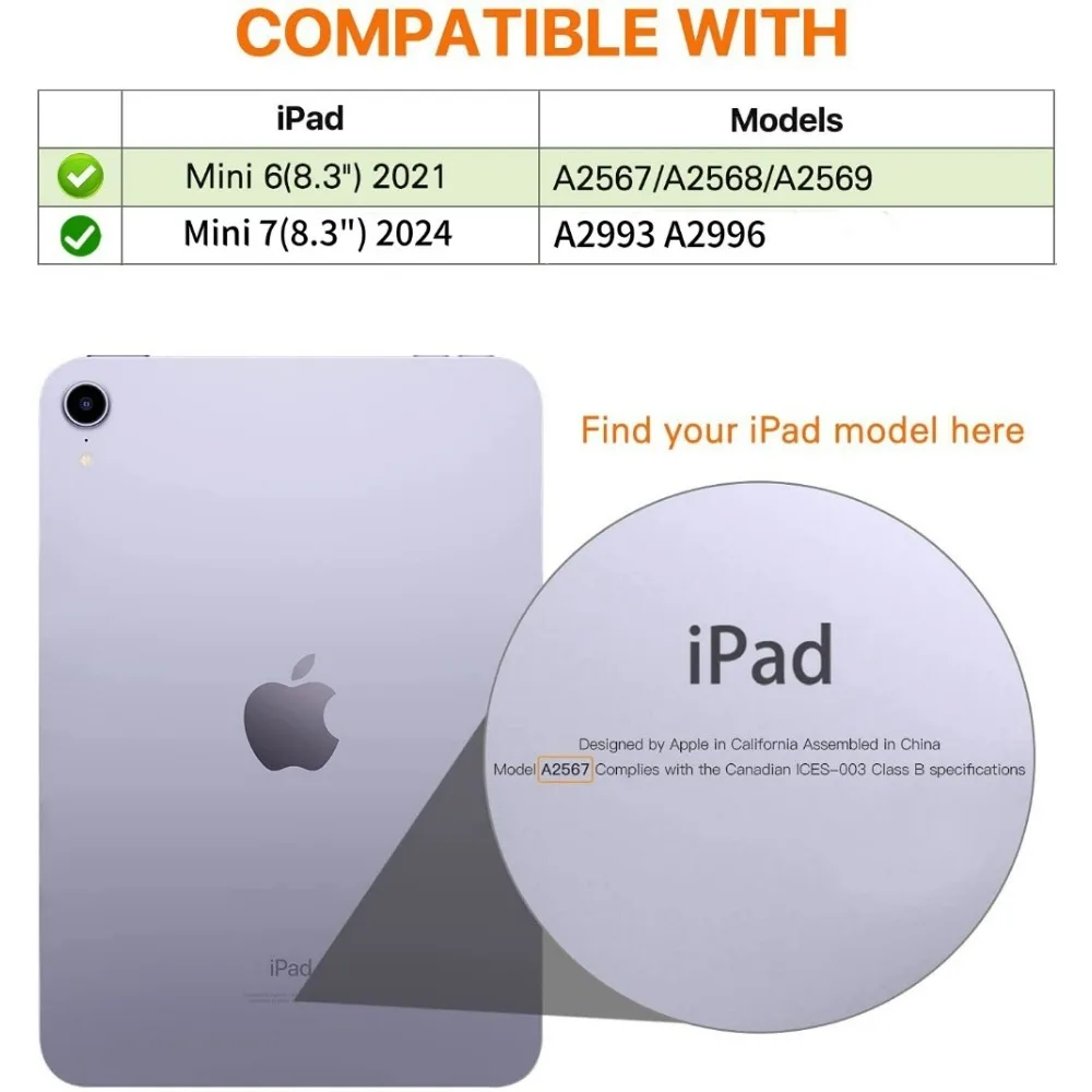 Pour iPad Mini 7 étui 2024 mag - Ipad Cover Folio avis et prix
