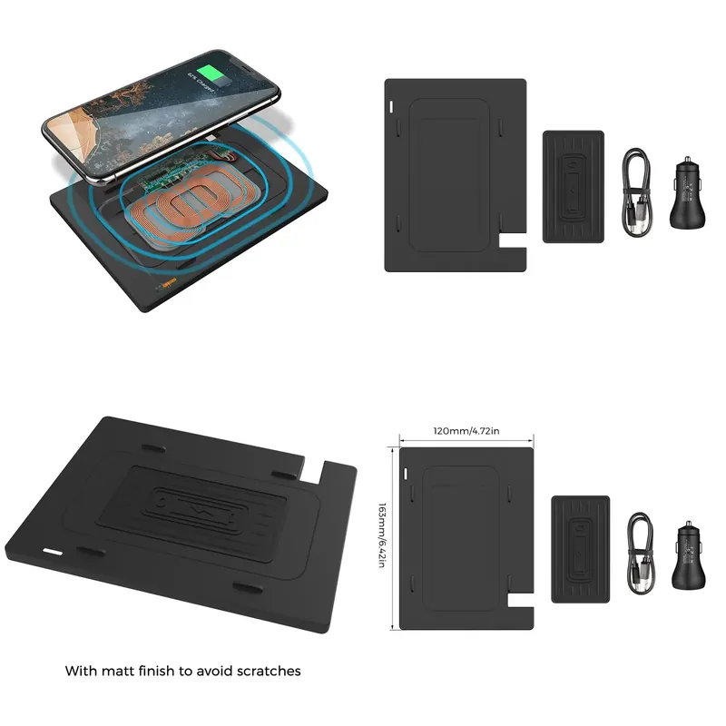 Chargeur de voiture sans fil 1 - Wireless Charging Pad avis et prix