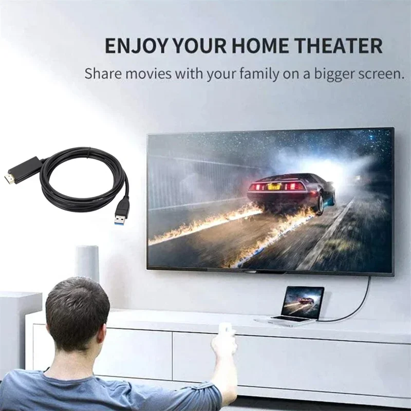 Câble USB 3.0 vers HDMI, 1.8M, - Hdmi Adapter Tablet avis et prix