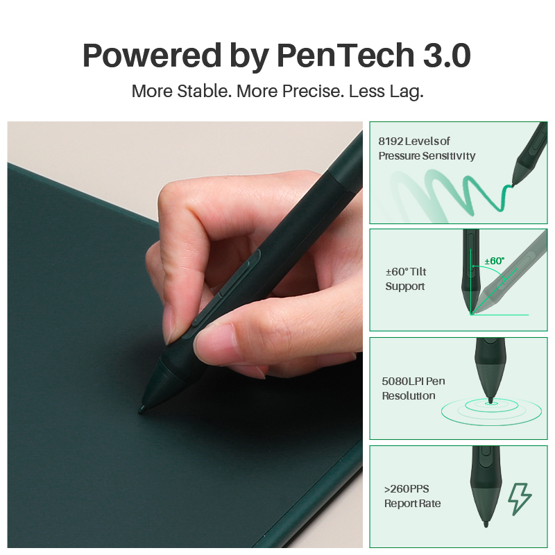 Huion Inspiroy 2 M H951P table - Graphic Tablet Accessories avis et prix
