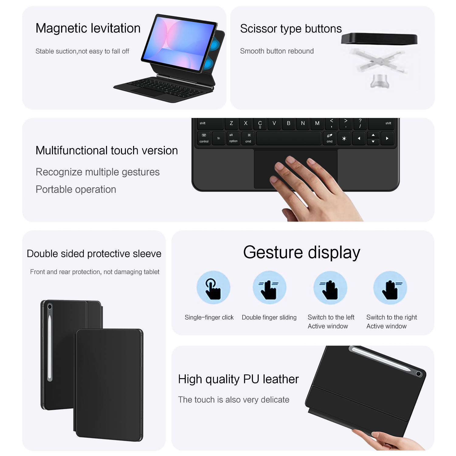 Clavier magique pour Samsung G - Galaxy Tablet Accessories avis et prix