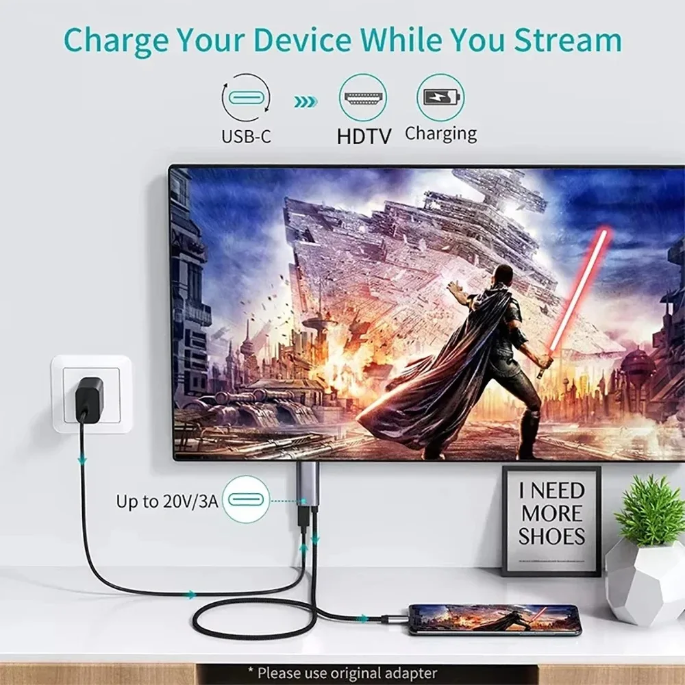 Câble KEBIDUMEI Type C vers HD - Hdmi Adapter Tablet avis et prix